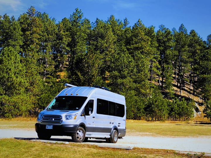 Coachman Beyond 22C camper van long distance view